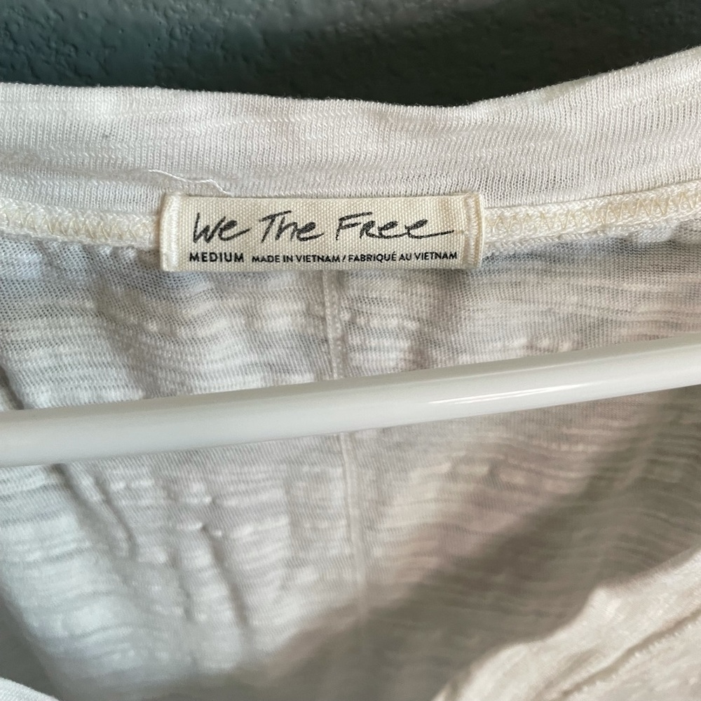 We The Free - Free People Women’s White Tee (M)